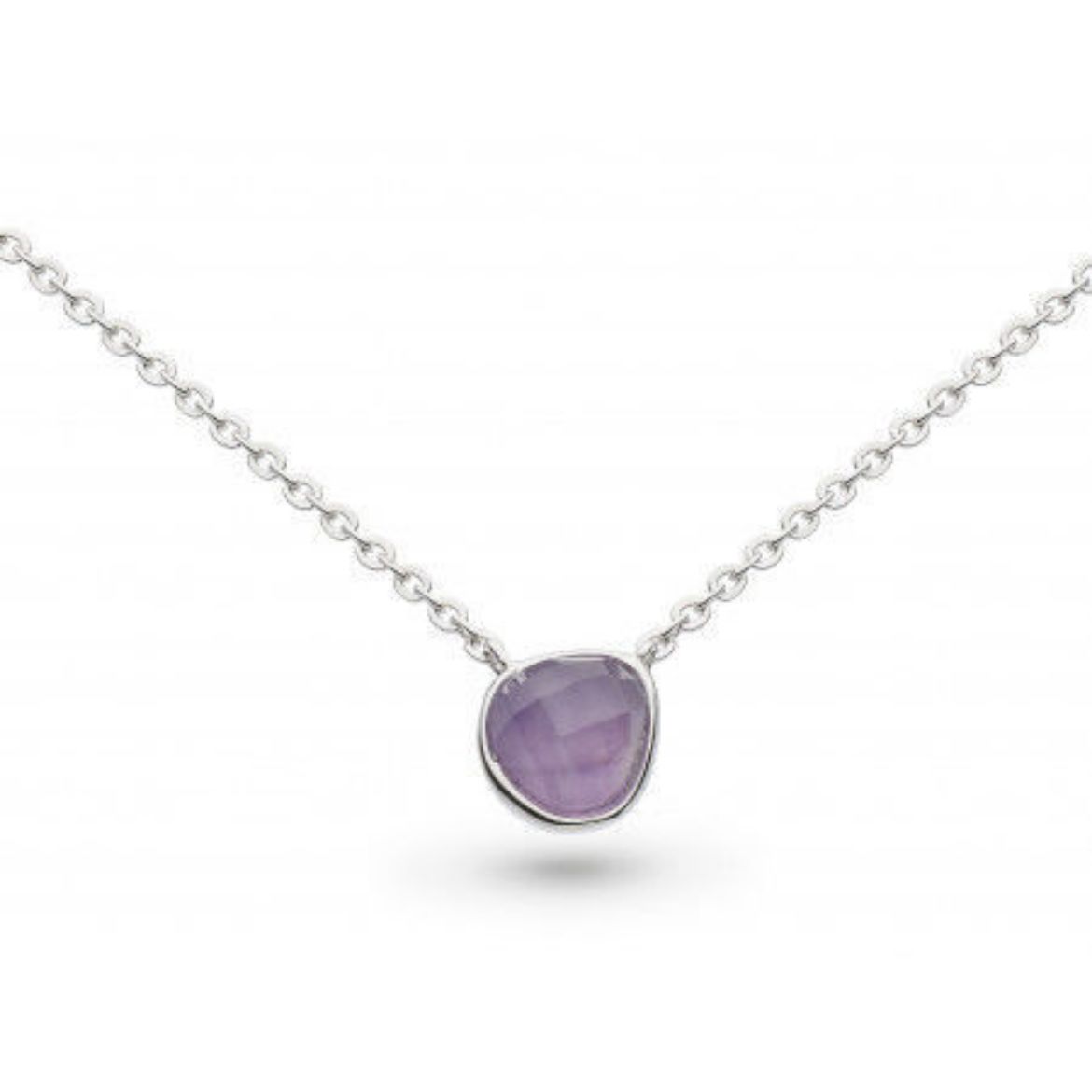 Picture of Coast Pebble Amethyst Mini 17" Necklace