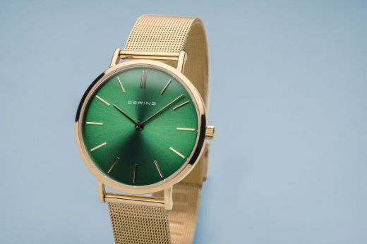 Picture of Bering Gold with Green Dial Watch