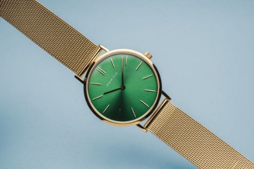 Picture of Bering Gold with Green Dial Watch