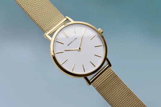 Picture of Bering Ultra Slim Gold Watch