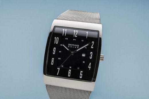 Picture of Bering Solar Silver Square Watch