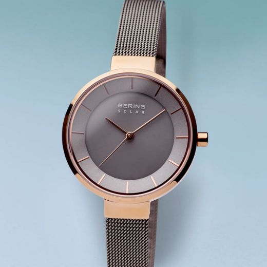 Picture of Bering Solar Thin Grey Watch