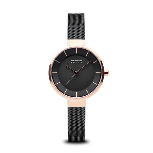 Picture of Bering Solar Thin Black Watch