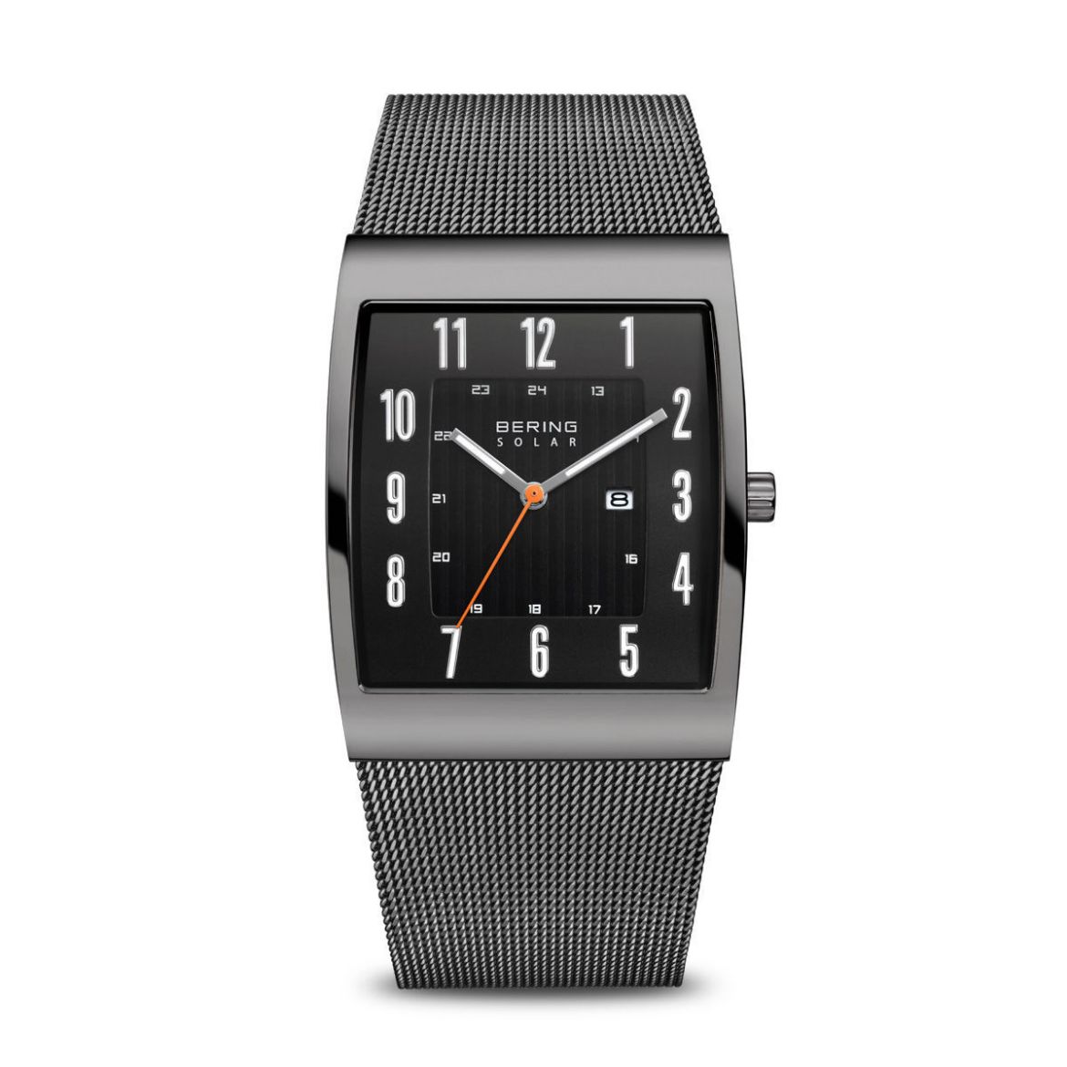 Picture of Bering Solar Square Polished Grey Watch