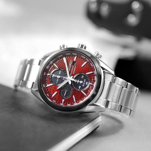 Picture of Seiko Chronograph Solar Red Watch