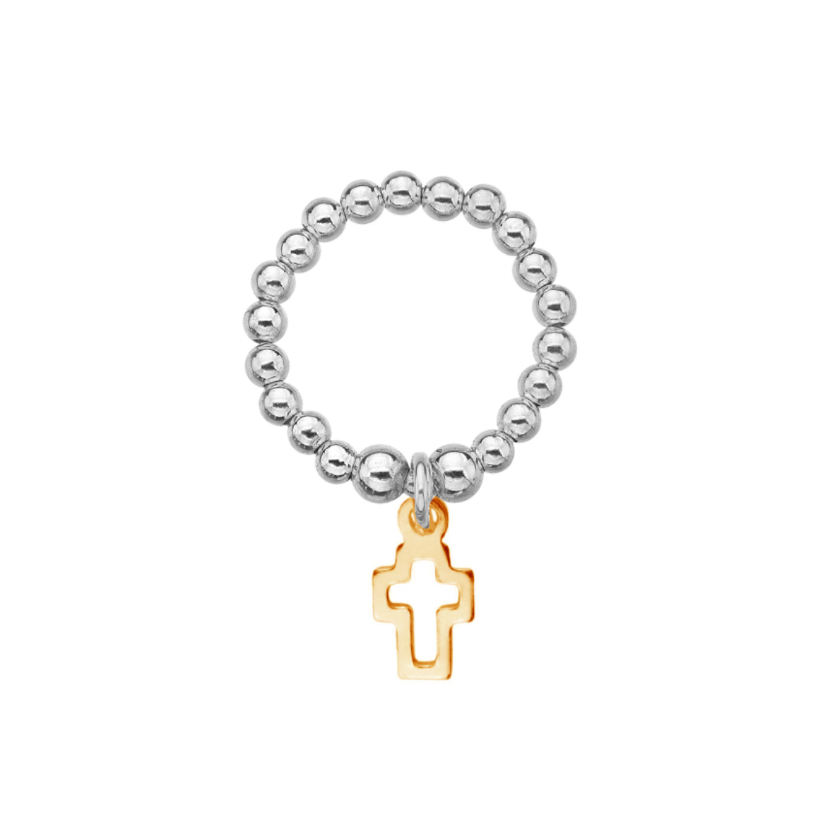 Picture of Mini Rose Cross Ring