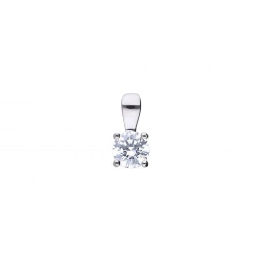 Picture of 0.50ct Four Claw Solitaire Necklace