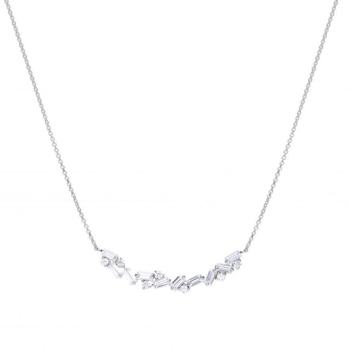 Picture of Baguette Scatter Necklace