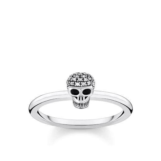 Picture of Skull Cubic Zirconia Ring