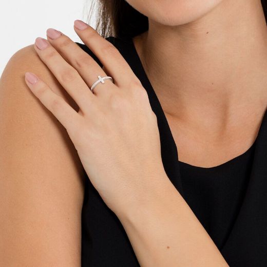 Picture of Diamond Cross Ring