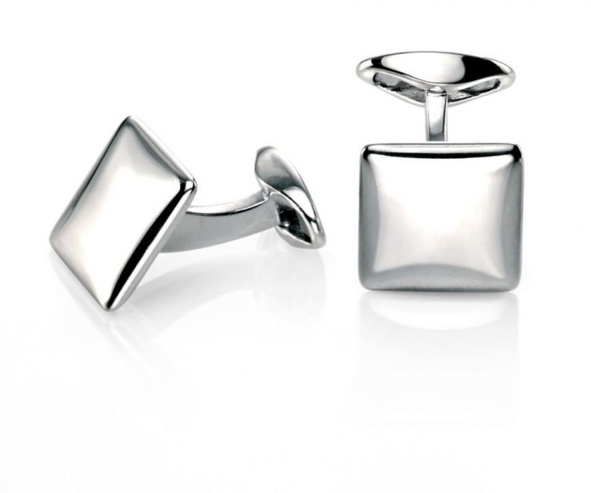 Picture of Square Cufflink With Rounded Profile
