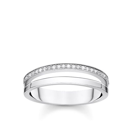 Picture of Double Band Silver Ring