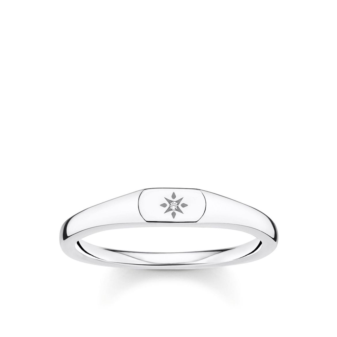 Picture of Small Star Signet Ring