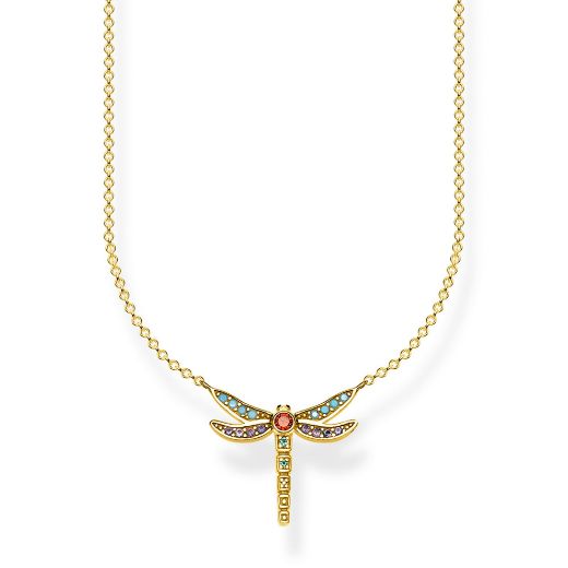 Picture of Colourful Dragonfly Necklace