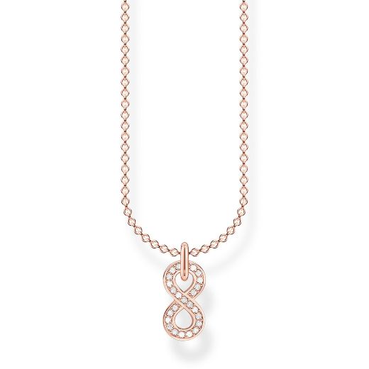 Picture of Infinity Necklace in Rose Gold