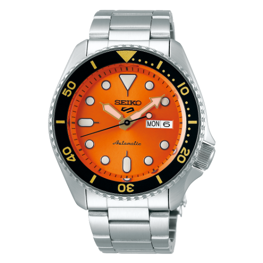 Picture of Seiko 5 Sport Automatic Orange Dial Watch