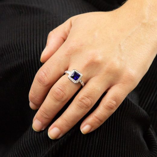 Picture of Sapphire Art Deco Vintage Ring