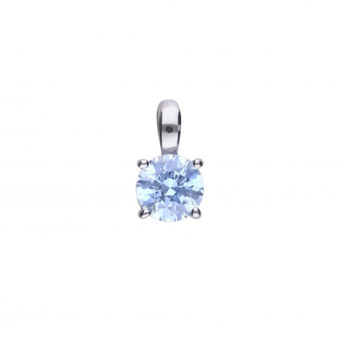 Picture of Claw Pendant With Blue Diamonfire Zirconia  Chain