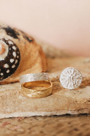 Picture of Artisan Woven Stacking Ring Sterling Silver