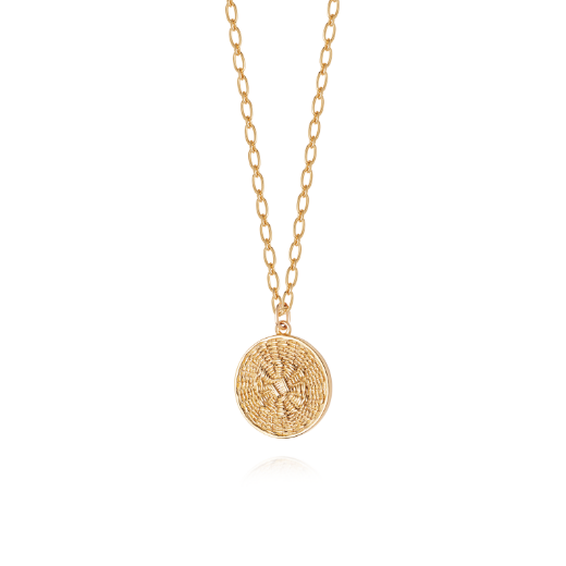 Picture of Artisan Woven Necklace 18ct Gold Plate