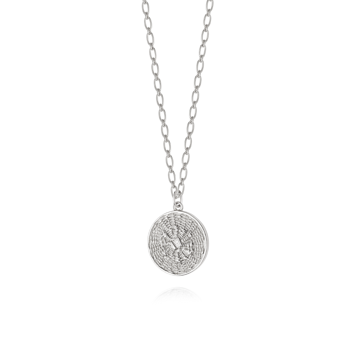 Picture of Artisan Woven Necklace Sterling Silver
