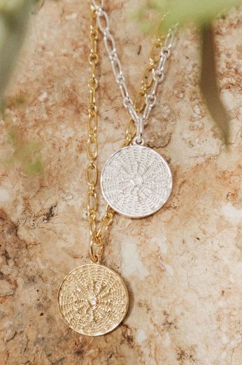 Picture of Artisan Woven Necklace Sterling Silver