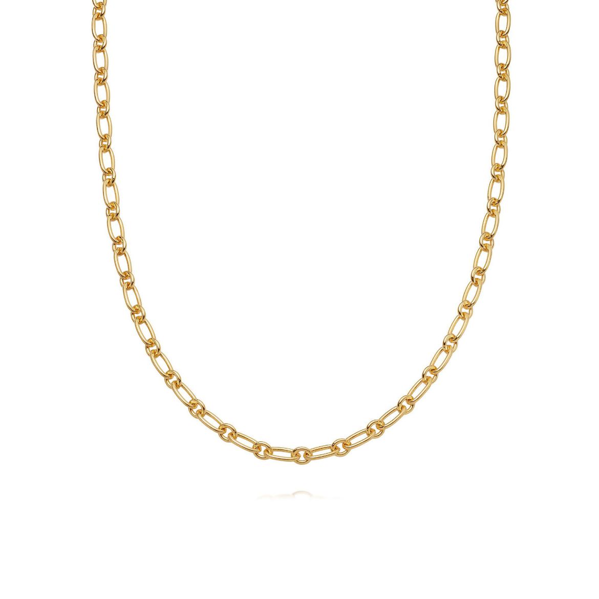 Picture of Stacked Linked Chain Necklace 18Ct Gold Plate