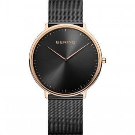 Picture of Slim Polished Rose Gold with Black Dial