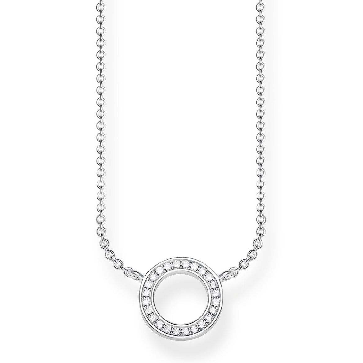 Picture of Circle Necklace in Silver