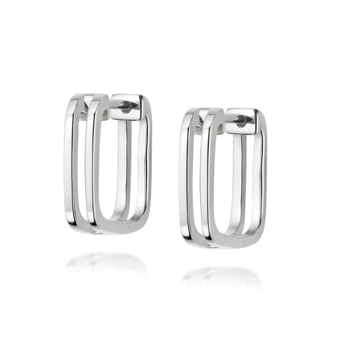 Picture of Huggie Hoop Earrings Sterling Silver - Rupi