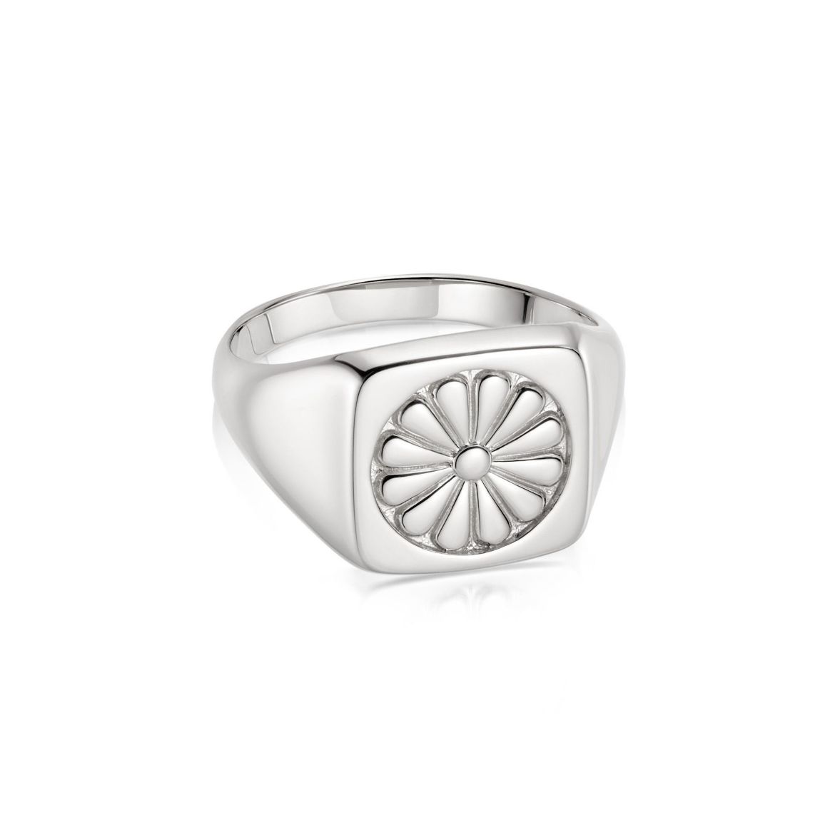 Picture of Daisy Bloom Signet Ring Sterling Silver