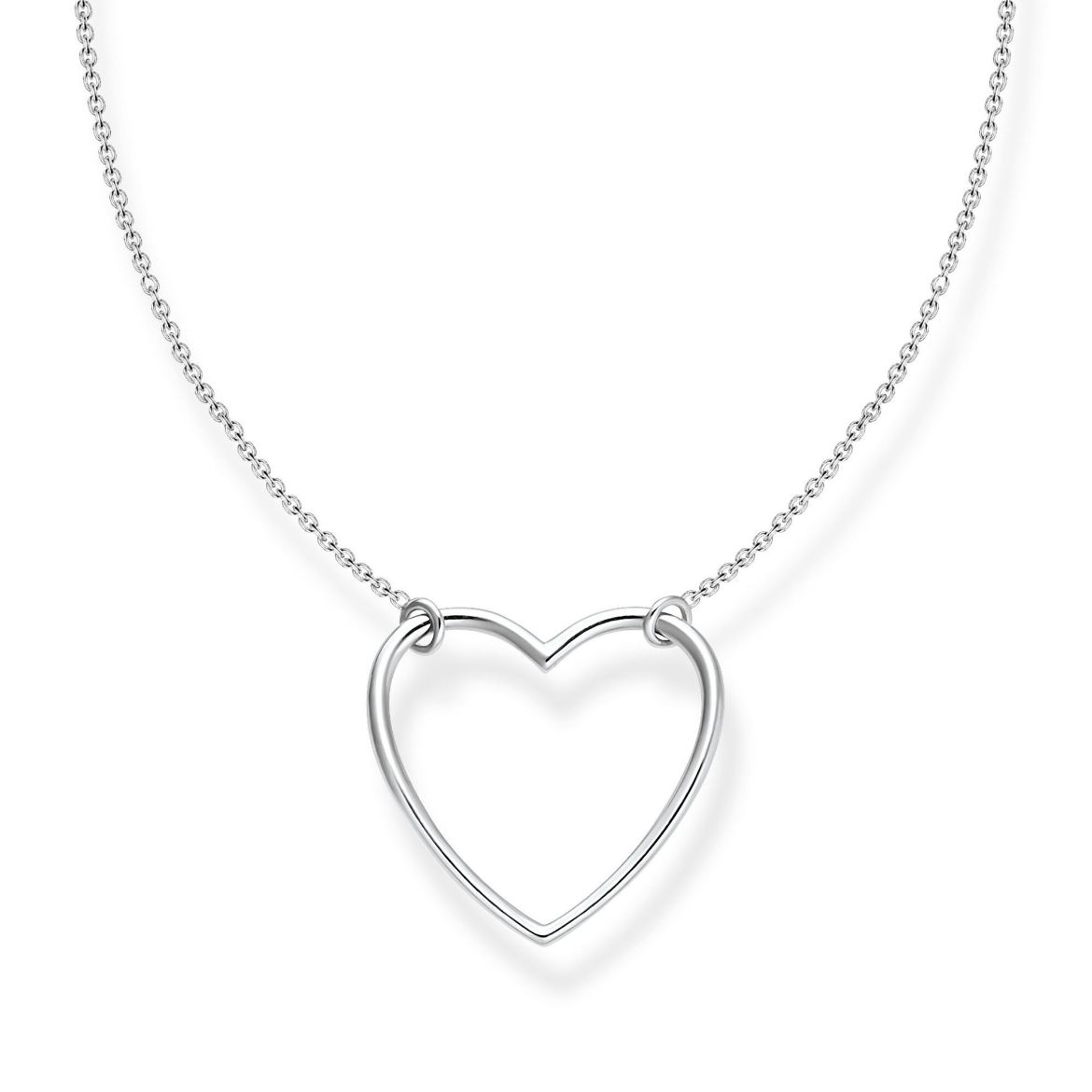 Picture of Silver Open Heart Necklace