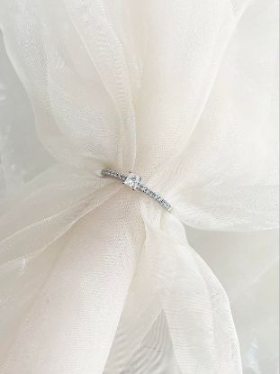 Picture of 18ct White Gold Princess Cut Diamond Ring