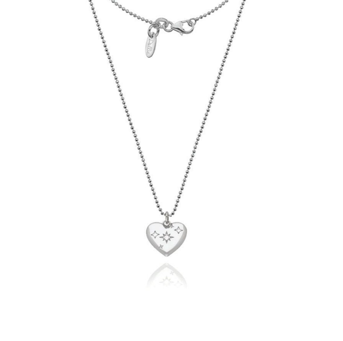Picture of Ophelia Silver Heart Necklace