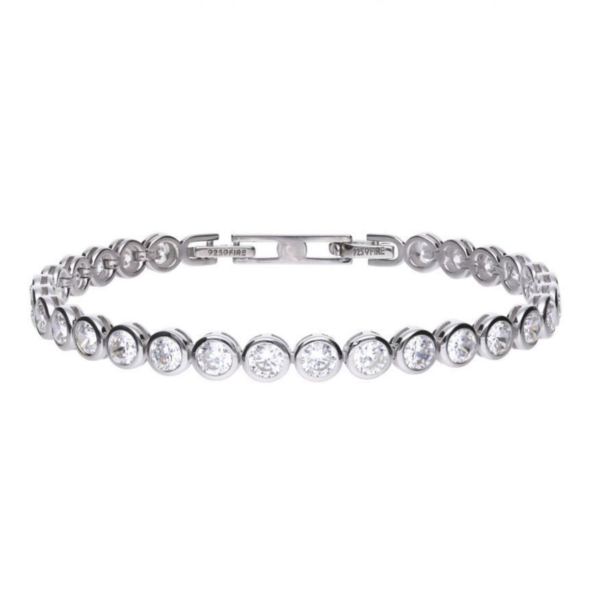 Picture of Tennis Bracelet In A Rubover Setting