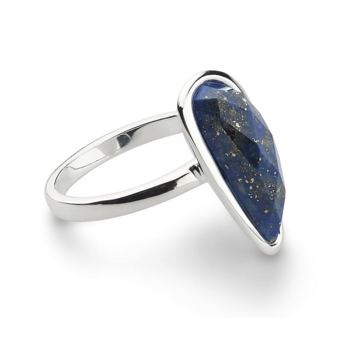 Picture of Coast Pebble Stone Lapis Long Ring