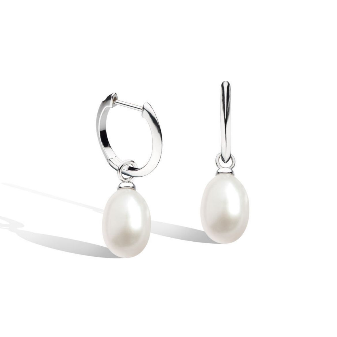 Picture of Revival Astoria Pearl Drop Hoop Earrings