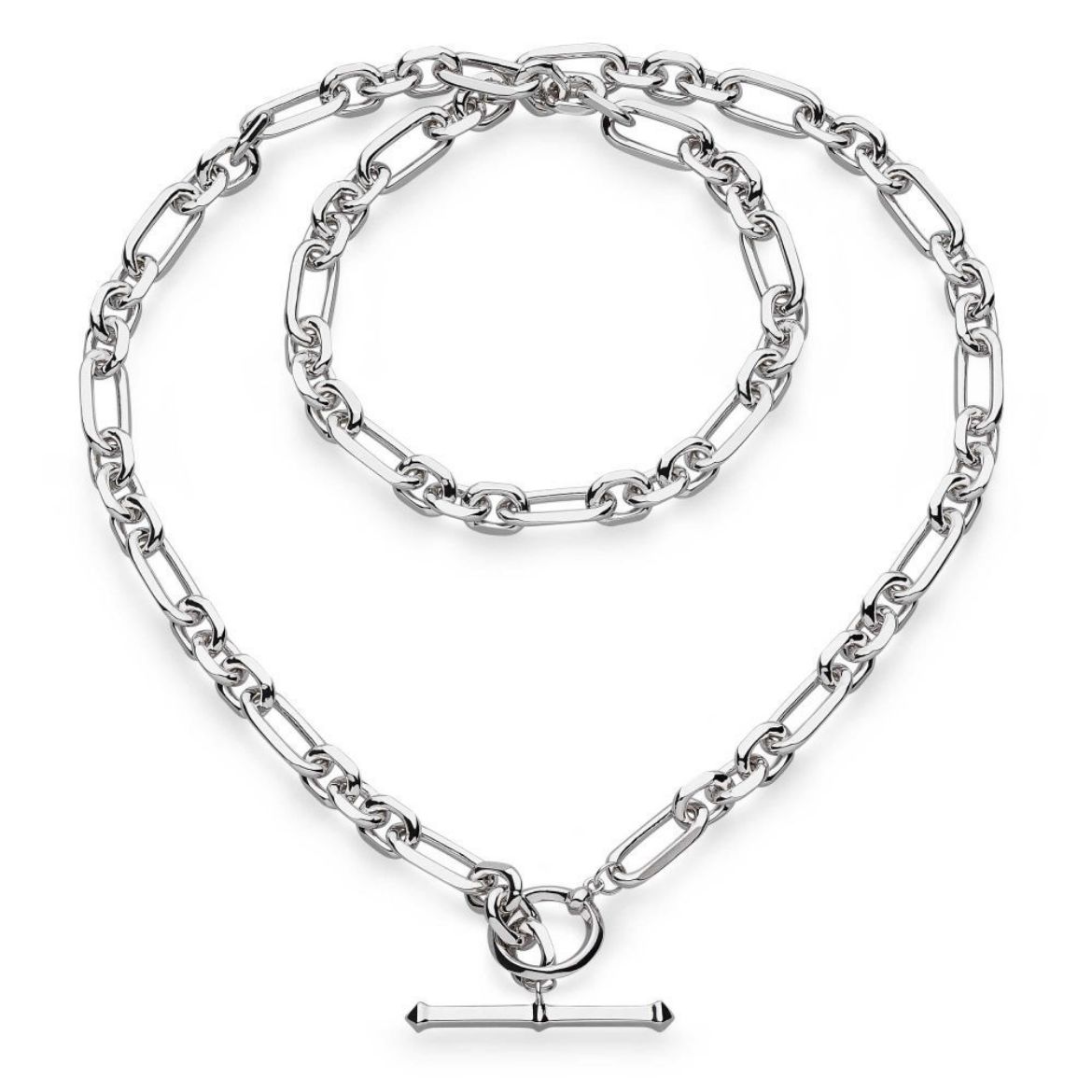 Picture of Revival Astoria Figaro Chain Link T-bar Necklace