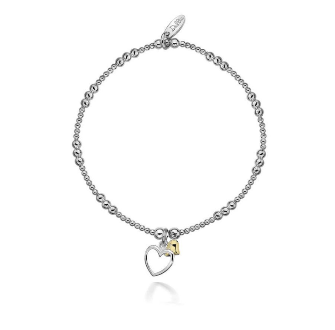 Picture of Alicia Double Golden Heart Bracelet