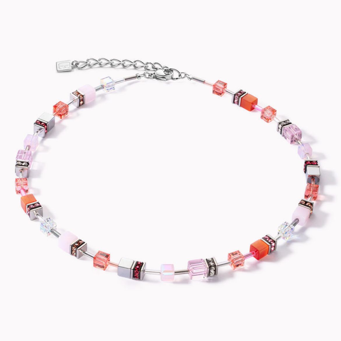 Picture of GeoCUBE® Iconic Joyful Colours Red Necklace