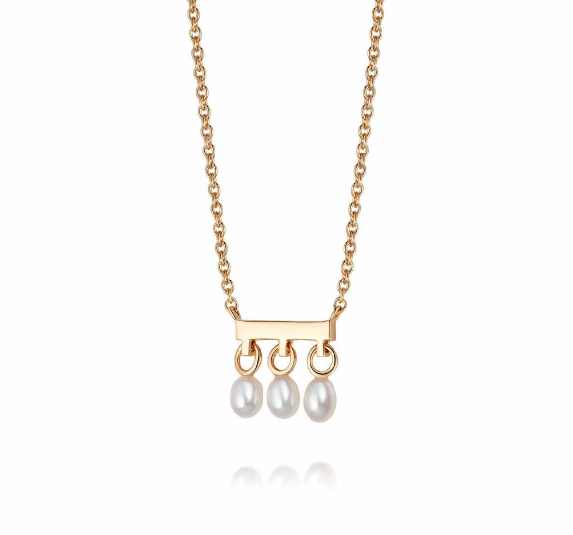Picture of Treasures Seed Pearl Trio Necklace