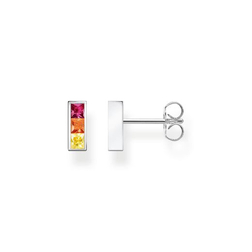 Picture of Rainbow Heritage Colourful Stone Ear Studs