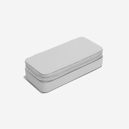 Picture of Pebble Grey Medium Zipped Jewellery Box