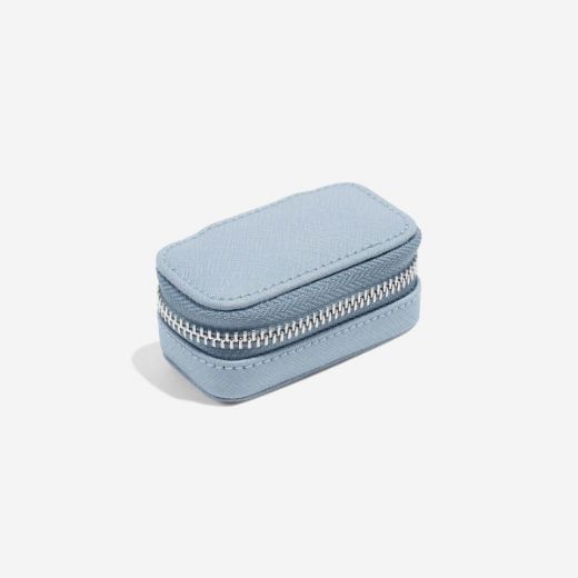 Picture of Dusky Blue Petite Zipped Jewellery Box