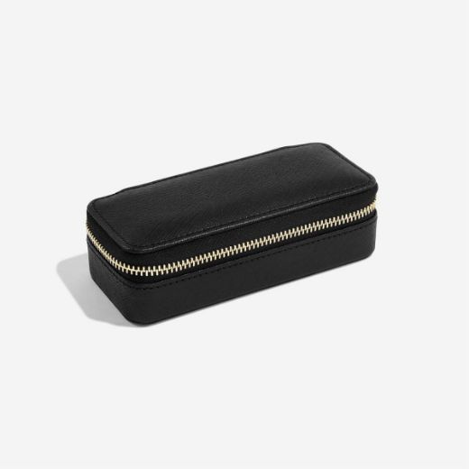 Picture of Black Medium Zipped Jewellery Box