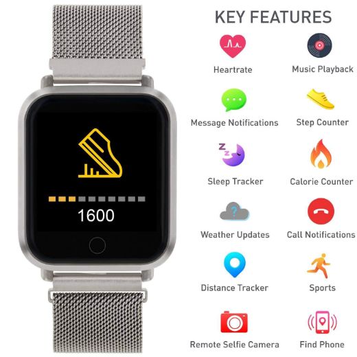 Picture of Silver Mesh Series 06 Smart Watch