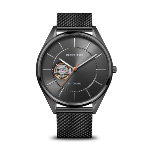 Picture of Metallic Automatic Gents Watch with Mesh Strap