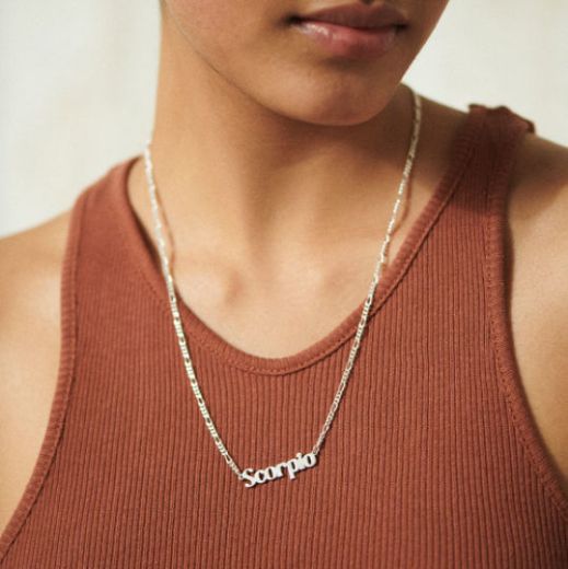 Picture of Zodiac Scorpio Necklace in Silver