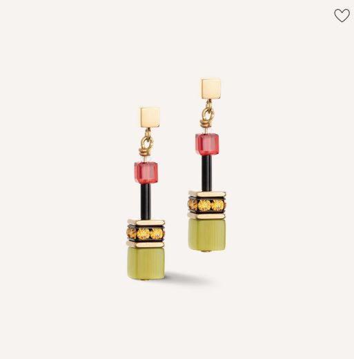 Picture of GeoCUBE® Iconic Multicolour Indian Summer Earrings