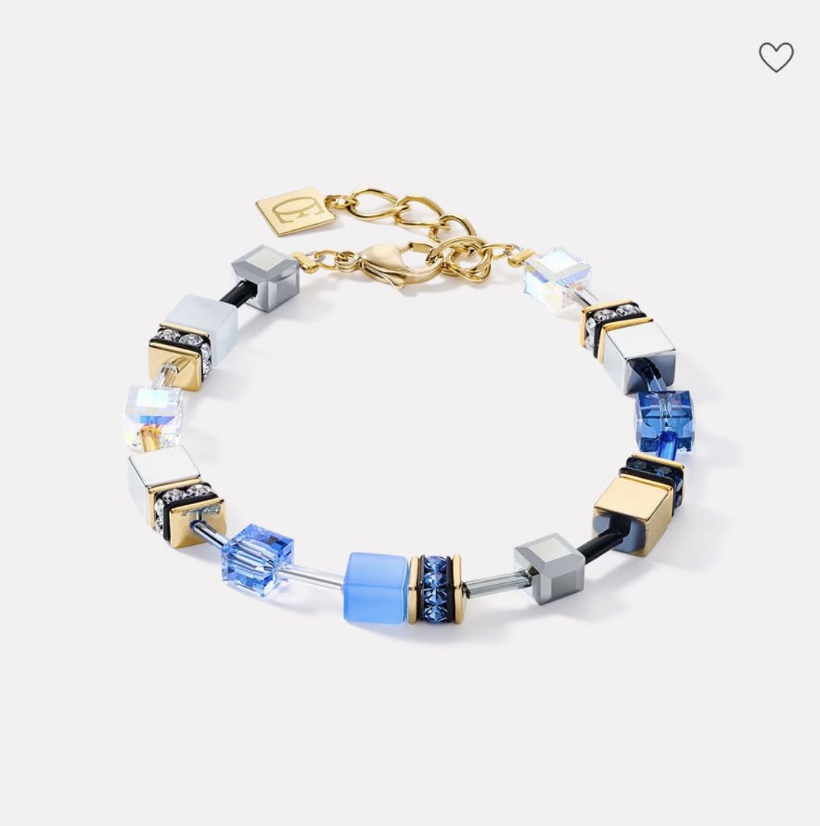 Picture of GeoCUBE® Bracelet Blue-Gold